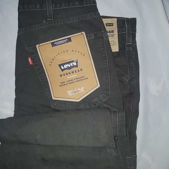 Mens Levi's Workwear568  Loose Straight Carpenter Men's Pants 33x30 - Picture 11 of 13